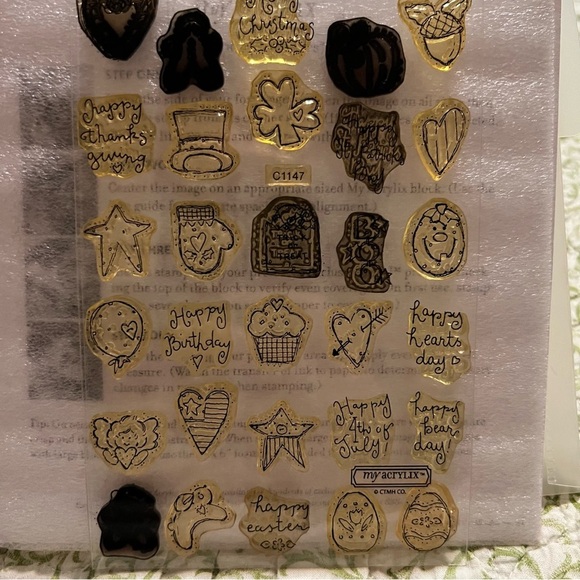 Close to my Heart Stamps set of 5 - Picture 4 of 8